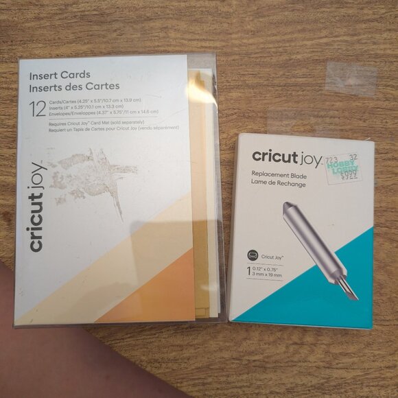Cricut Joy Cards and Replacement Blade - Picture 1 of 1